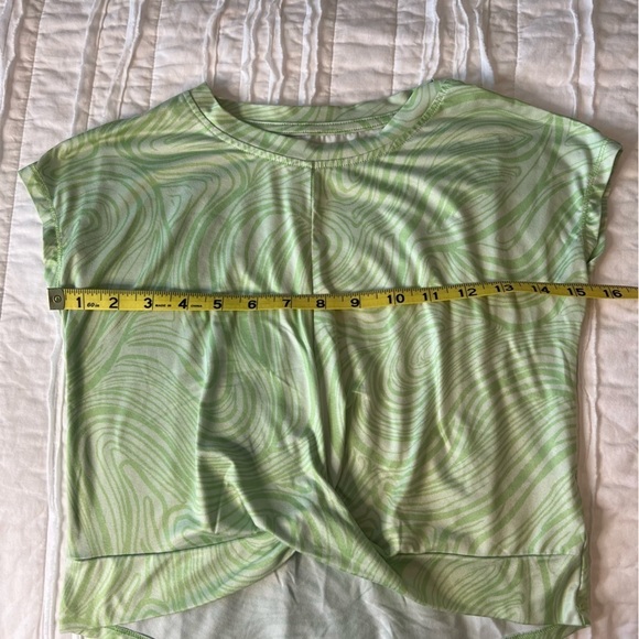 Girls Ideology Short sleeve top t-shirt Green SZ M - Picture 8 of 8